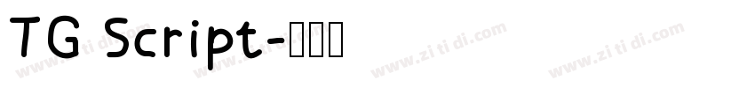 TG Script字体转换